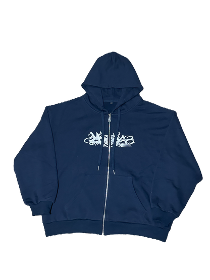 Zip up - navy