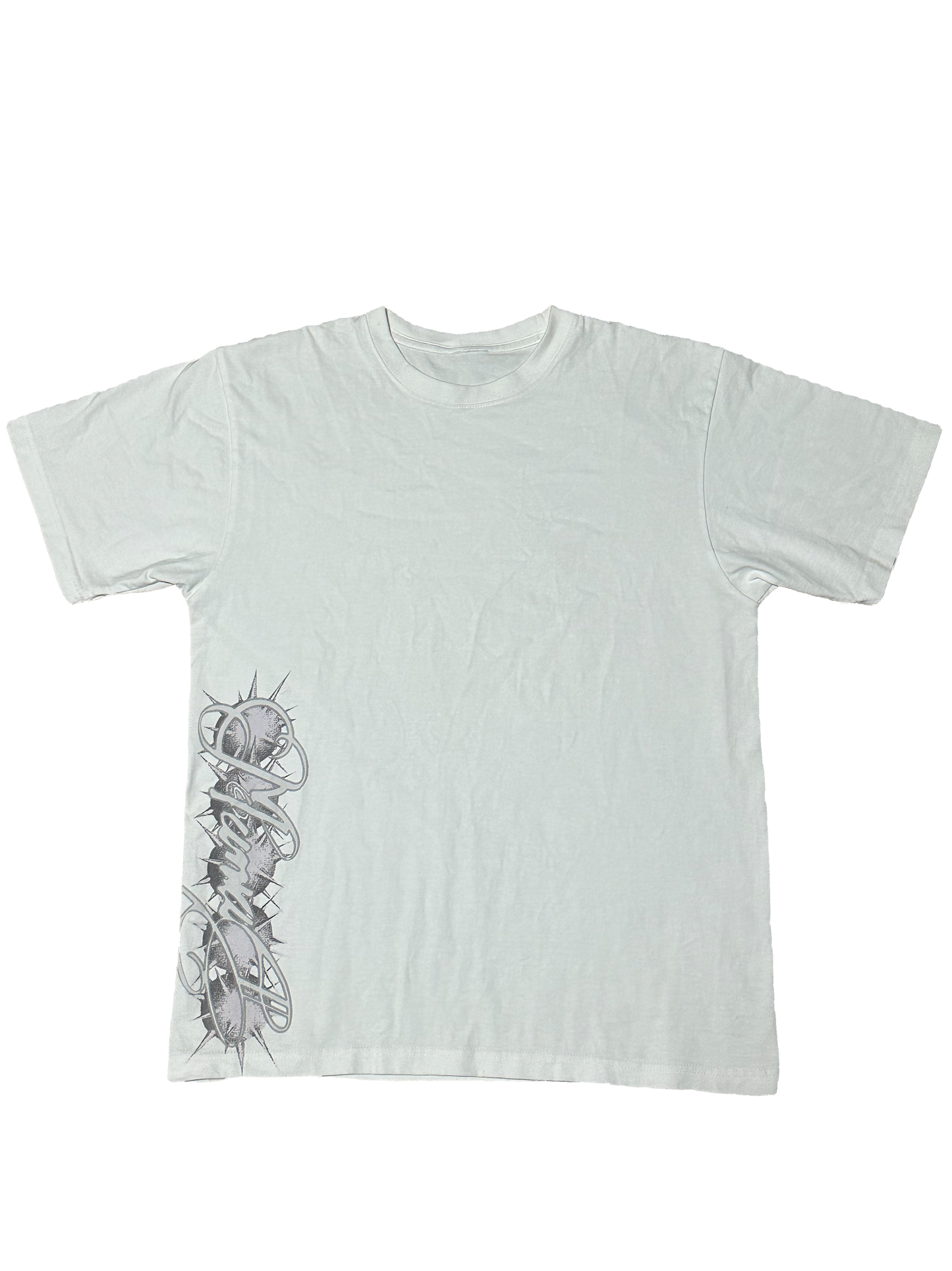 Spike ball tee - white