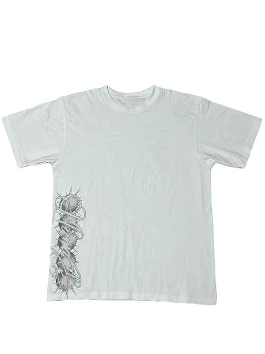 Spike ball tee - white