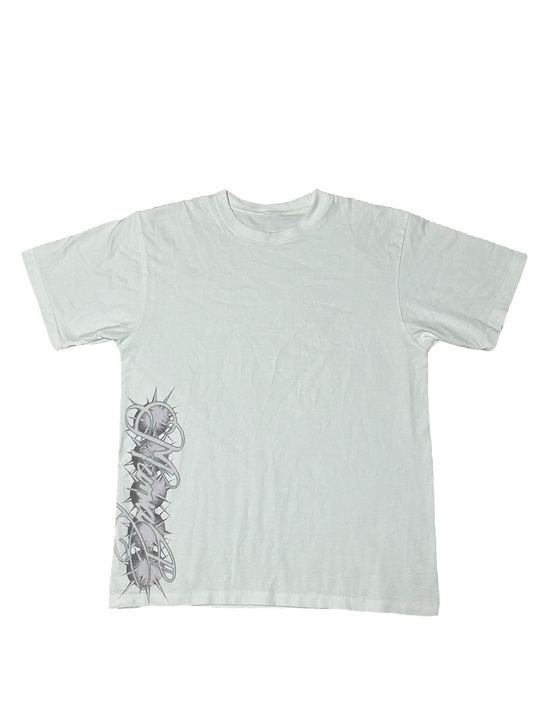 Spike ball tee - white