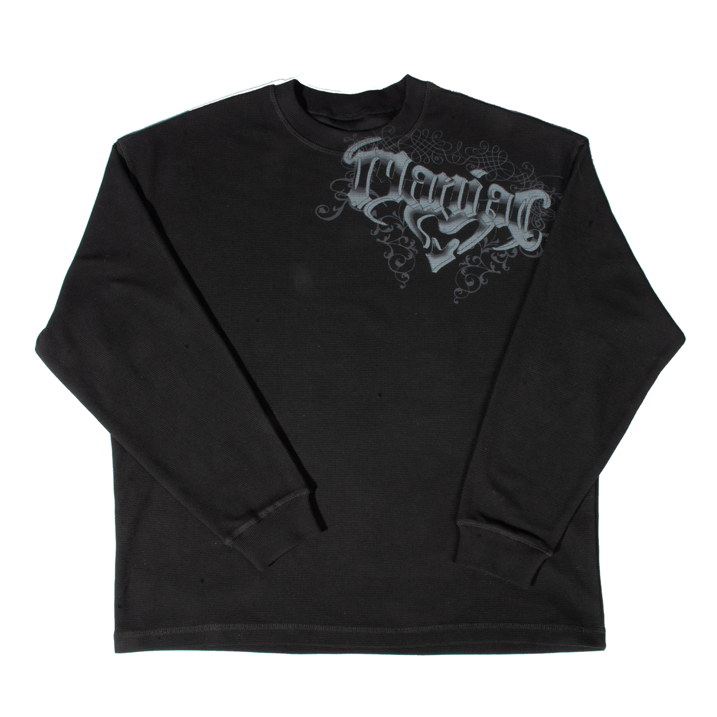 Black - Waffleprint thermal